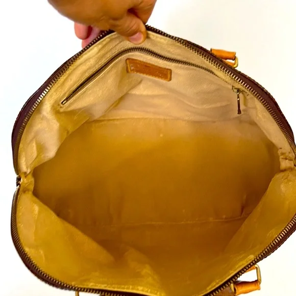 Etro Signature Paisley Leather Alma style Tote bag - Picture 3 of 6